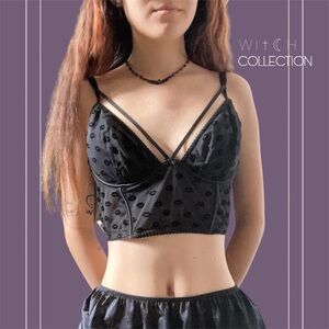 Gothic Victorias Secret Very Sexy Strappy Quarter Cup Corset